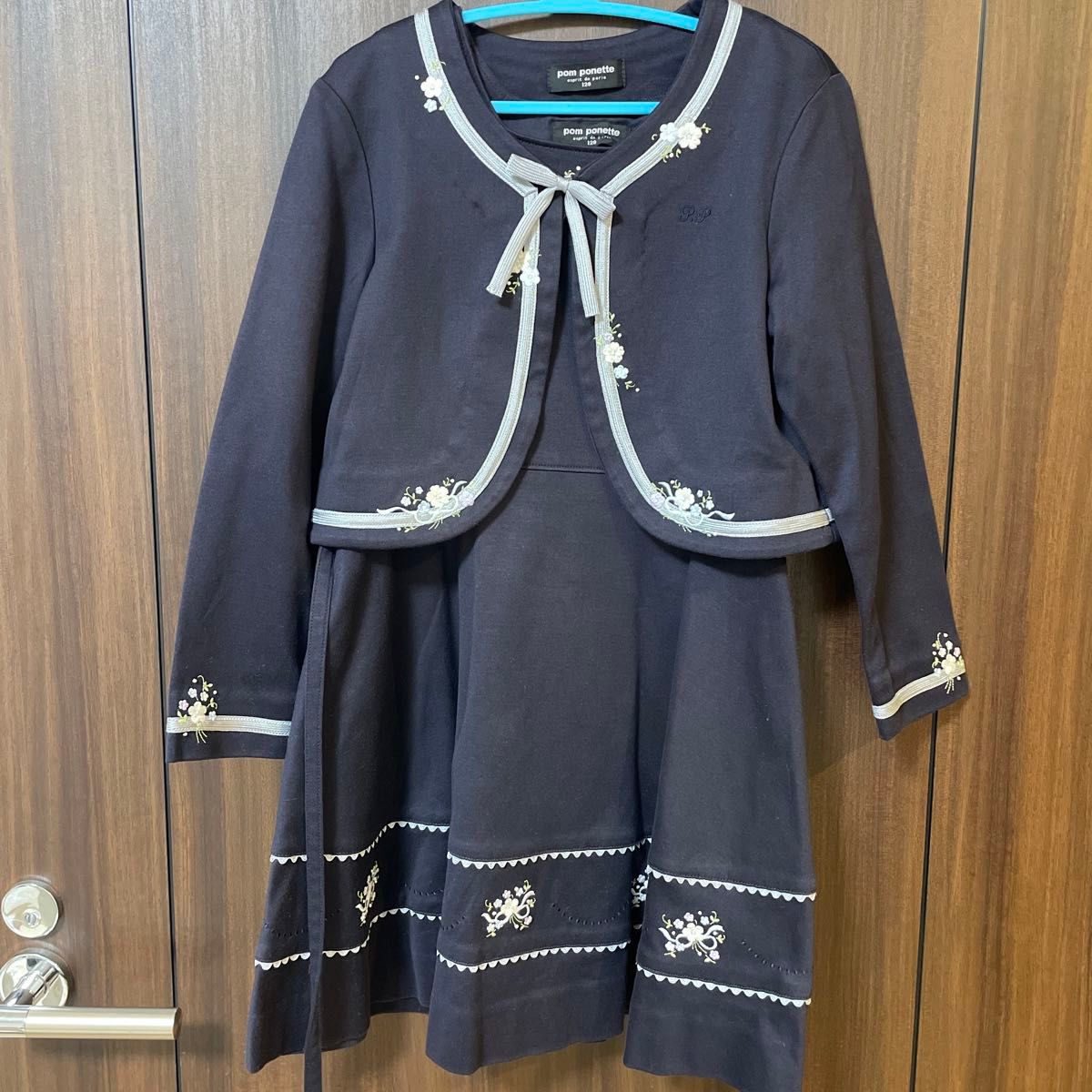 美品】ポンポネット フォーマル ワンピース ジャケット 美品】ポンポネット フォーマル ワンピース ジャケット