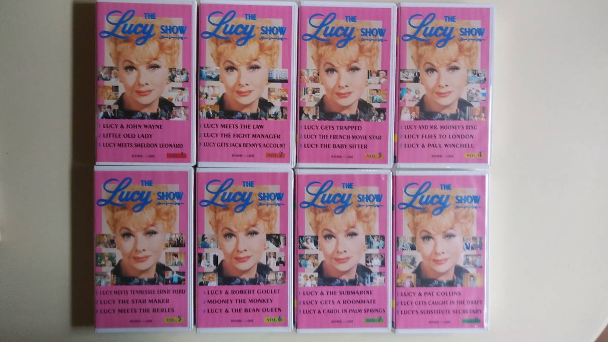 【中古+新品】THE Lucy SHOW ビデオ ８巻セット_画像1