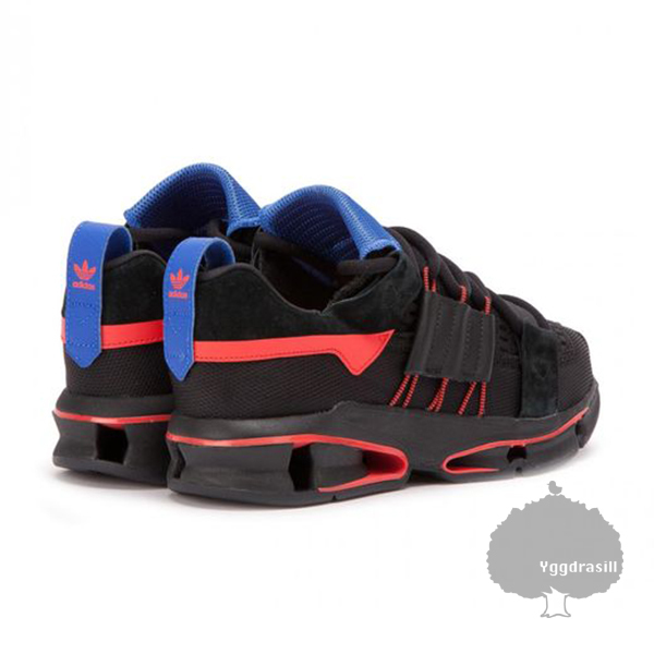 YGG★新品 本物 adidas アディダス Twinstrike ADV Chunky Sole Sneaker スニーカー 靴 US9.5 黒赤 シューズ 靴 メンズ プレゼントにも！_画像2