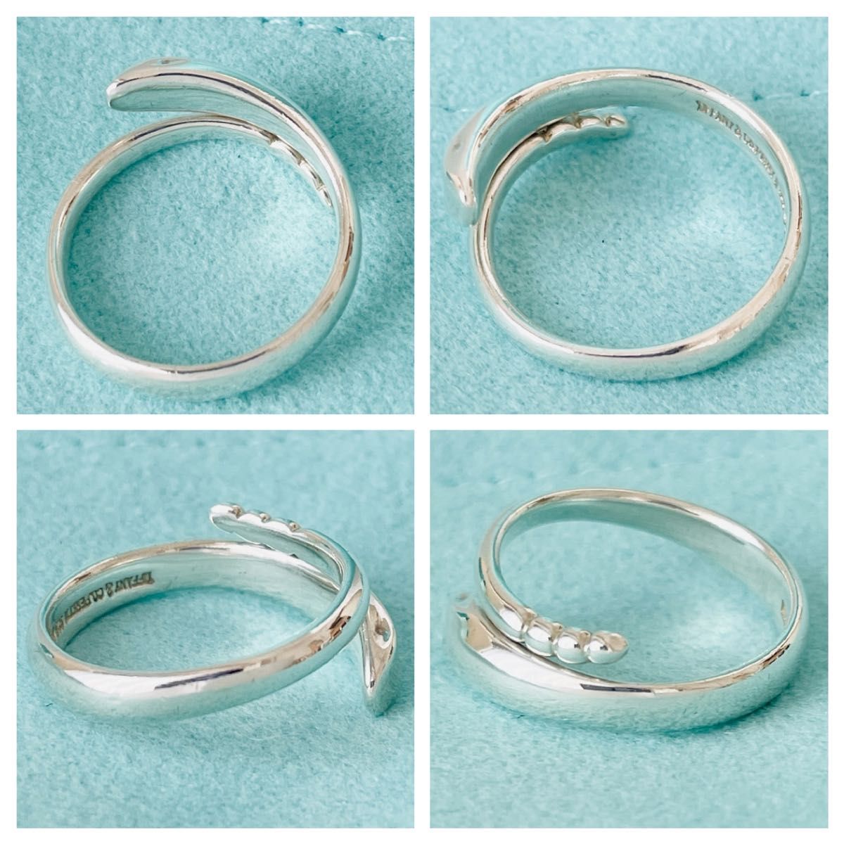 極美品 TIFFANY&Co ティファニー スネーク リング 指輪 約10号 極美品 TIFFANY&Co ティファニー スネーク リング 指輪 約10号