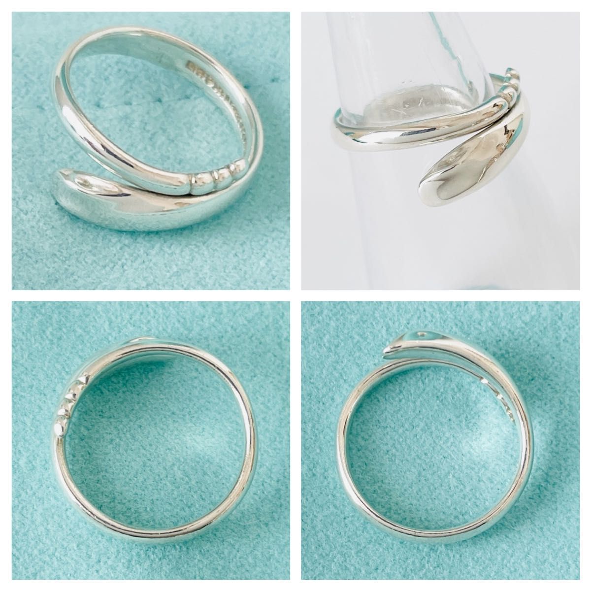 極美品 TIFFANY&Co ティファニー スネーク リング 指輪 約10号 極美品 TIFFANY&Co ティファニー スネーク リング 指輪 約10号