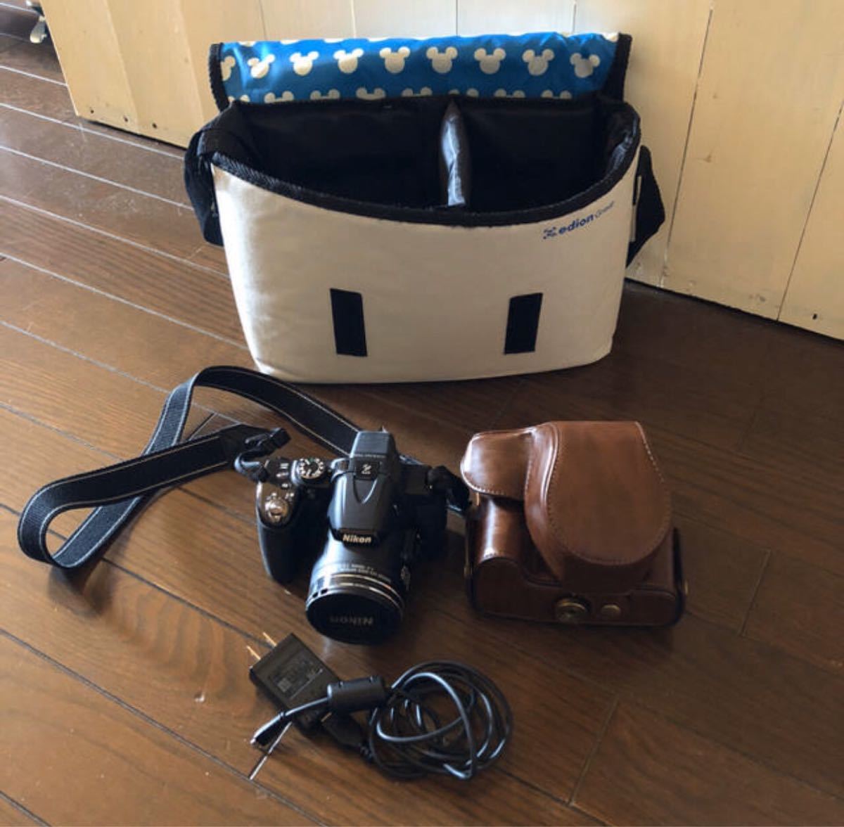 Paypayフリマ P5 Nikon デジカメ レザーケース バッグ付 Paypayフリマ P5 Nikon デジカメ レザーケース バッグ付