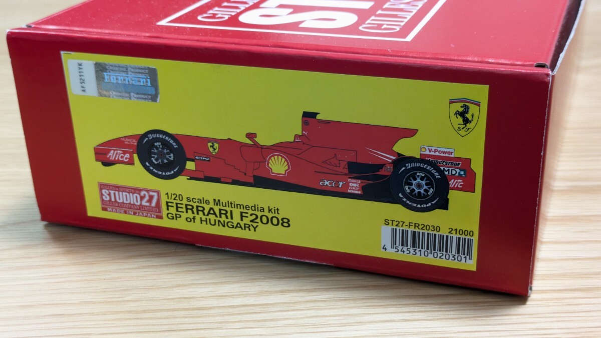 Yahoo!オークション - STUDIO27 Ferrari F2008 HUNGARY GP 1/20 Yahoo!オークション - STUDIO27 Ferrari F2008 HUNGARY GP 1/20
