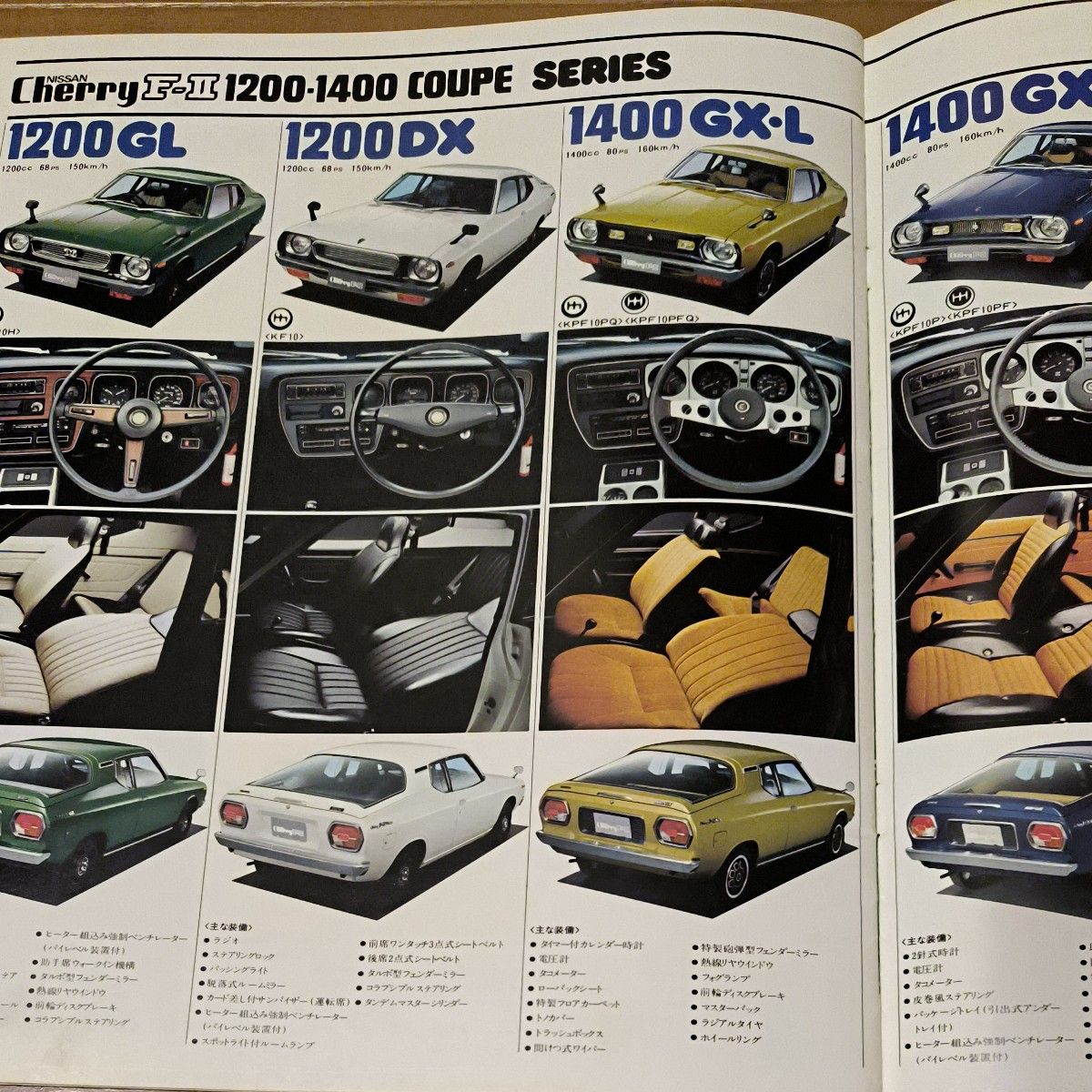 日産CherryF−Ⅱ 1200/1400 セダン/クーペ 旧車 ニッサン 日産CherryF−Ⅱ 1200/1400 セダン/クーペ 旧車 ニッサン