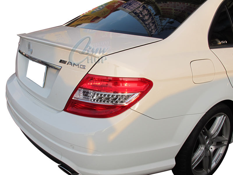 2008-2013 ベンツ Cクラス W204 セダン ABS 各色対応 リアトランクスポイラー塗装品 AMG_画像5