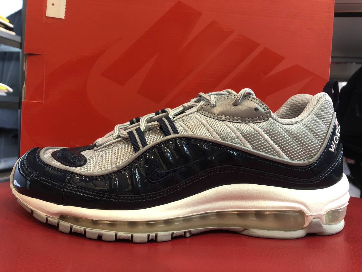 Supreme NIKE AIR MAX 98 Navy シュプリーム エアマックス 98 ネイビー 26.5cm US8.5_画像3