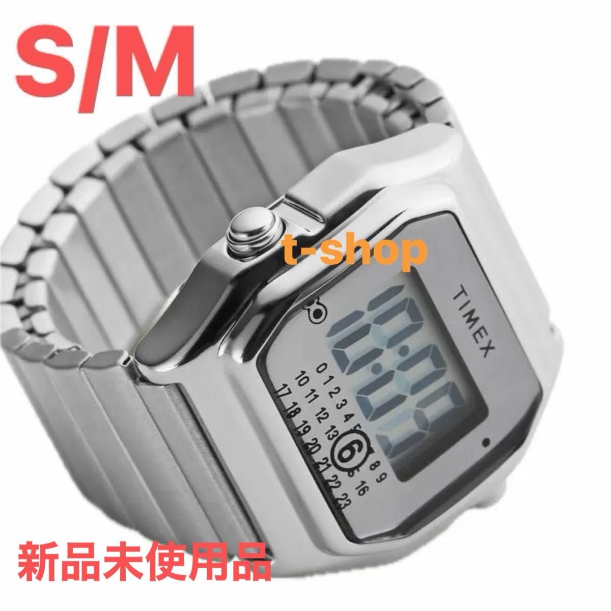 CARRYME/TIMEX × MM6 Maison Margiela T80 Ring Watch Silver CARRYME/TIMEX × MM6 Maison Margiela T80 Ring Watch Silver