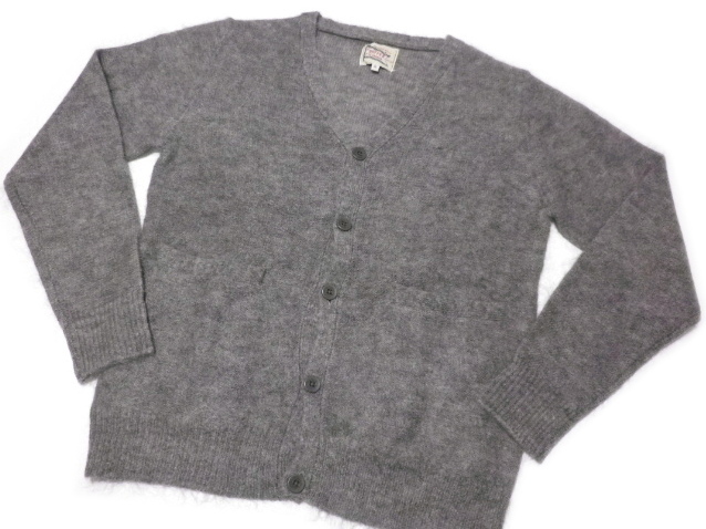 ■The DUFFER of ST.GEORGE/ザ ダファー■暖か起毛 モヘヤミックス ニットカーディガン【M】1.9万_画像1