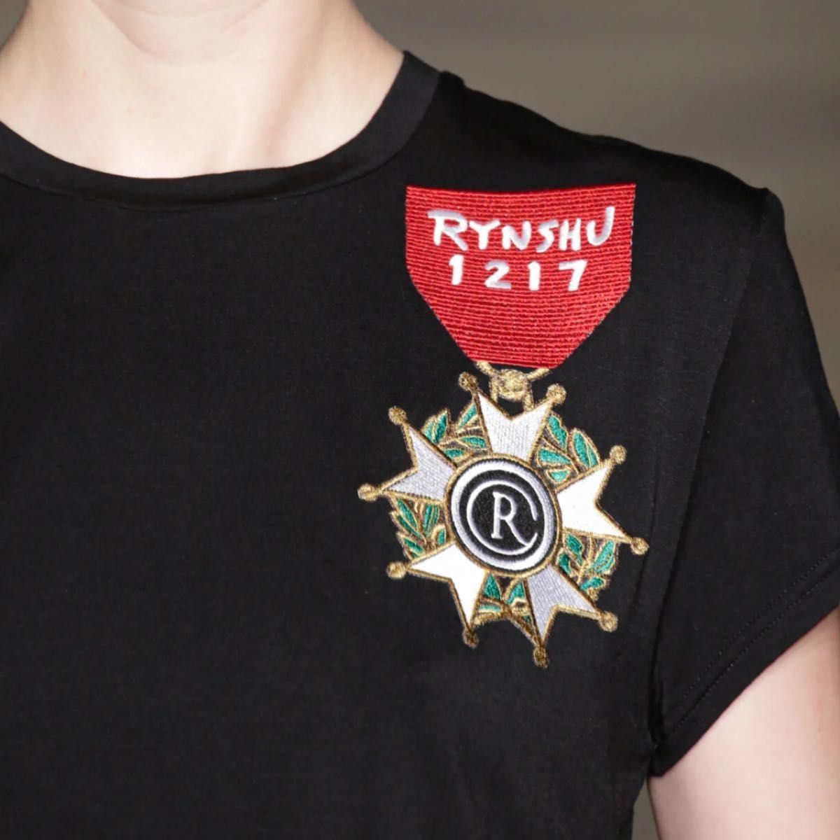 リンシュウ RYNSHUTシャツ ユニセックス S ブラック 半袖 リンシュウ RYNSHUTシャツ ユニセックス S ブラック 半袖