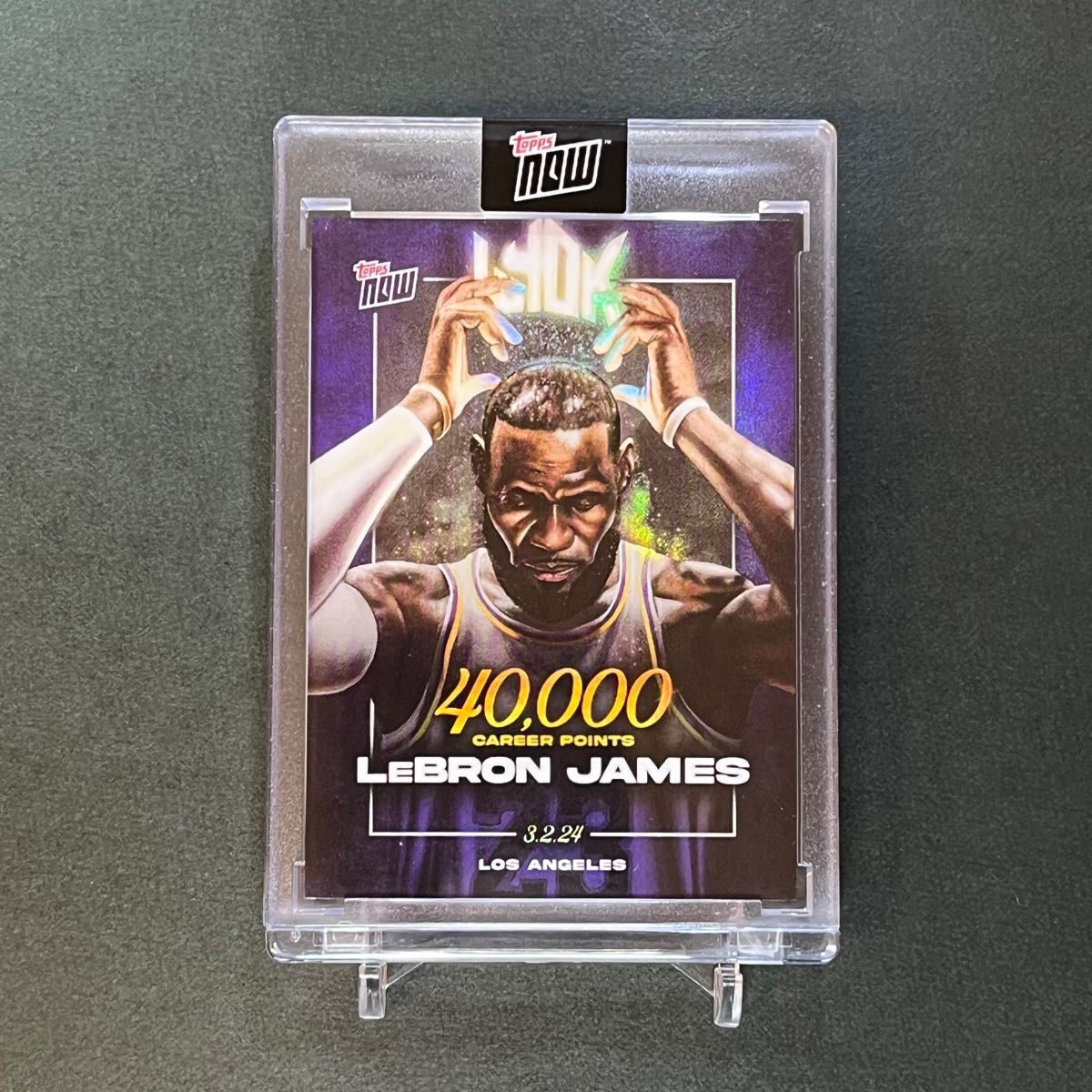 専用ケース入】レブロン・ジェームズ NBA史上初4万得点記念 専用ケース入】レブロン・ジェームズ NBA史上初4万得点記念