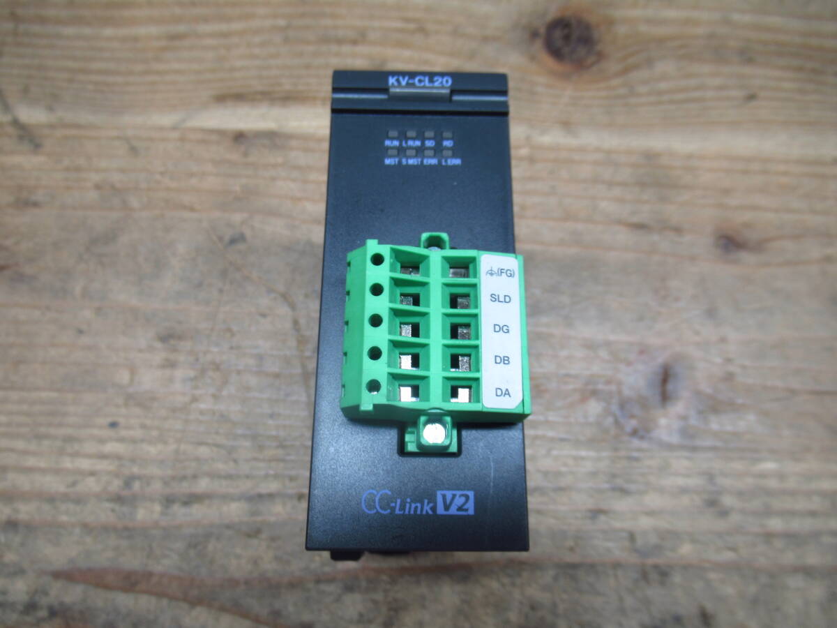 美品 KEYENCE キーエンス PLC CC-Link装置 KV-CL20管理6Z1105C33