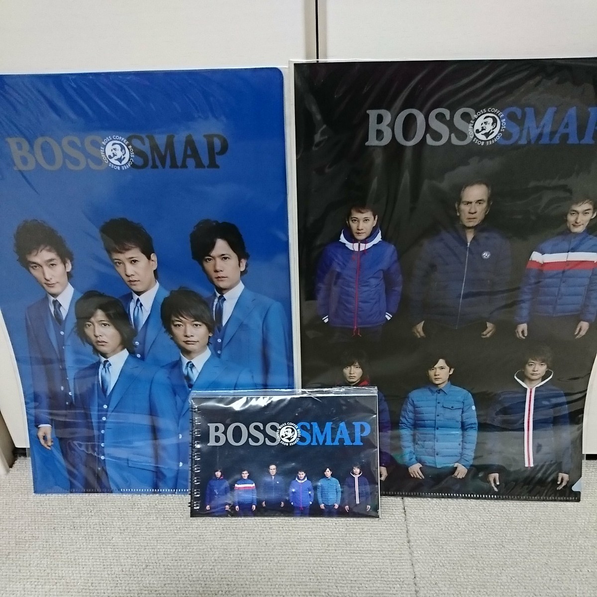 SMAP クリアファイル リングノート