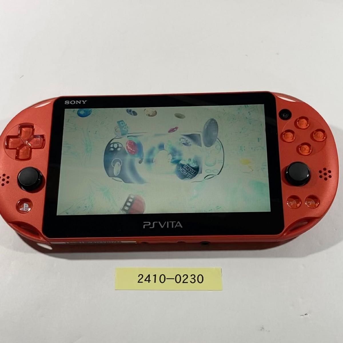 動作確認済】PlayStation Vita Wi-Fiモデル メタリック・レッド 動作確認済】PlayStation Vita Wi-Fiモデル メタリック・レッド