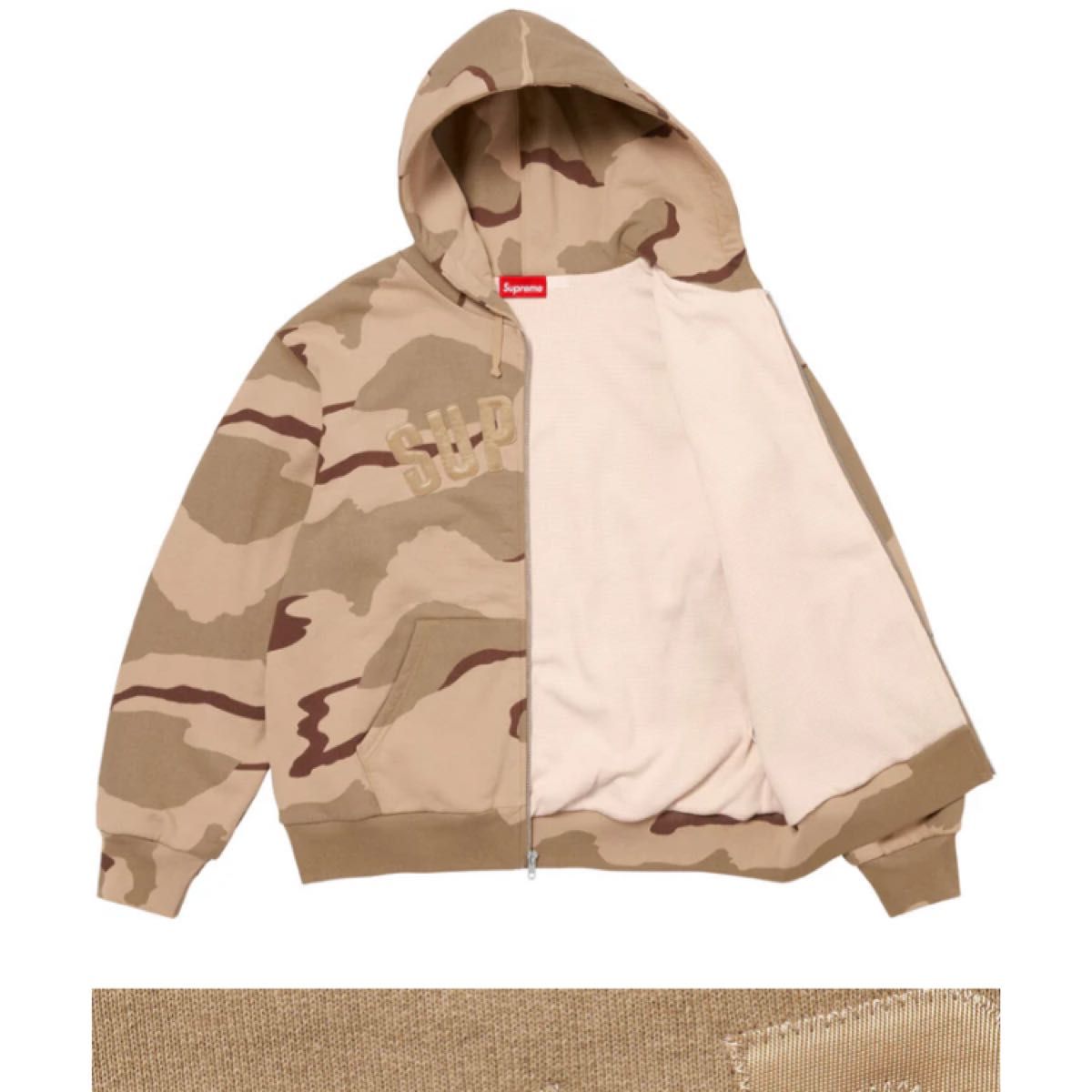 24aw SUPREME Arc Thermal Lined Zip Up Hooded Sweatshirt 新品 24aw SUPREME Arc Thermal Lined Zip Up Hooded Sweatshirt 新品