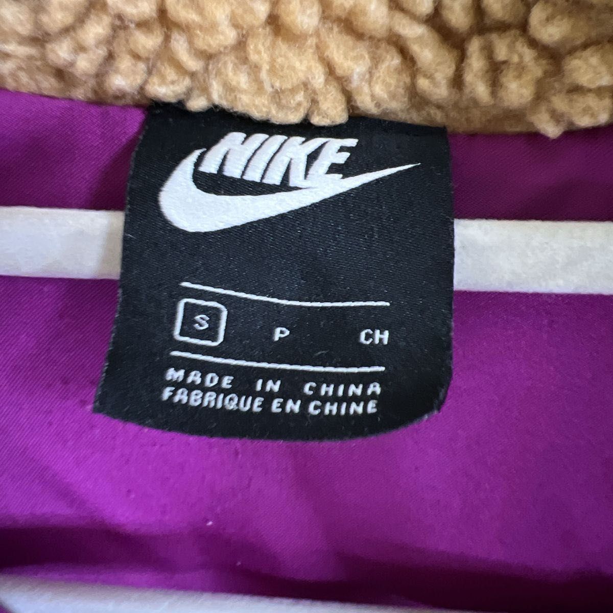 NIKE ナイキ ボアジャケット ボアブルゾン アウター ロゴ刺繍 NIKE ナイキ ボアジャケット ボアブルゾン アウター ロゴ刺繍