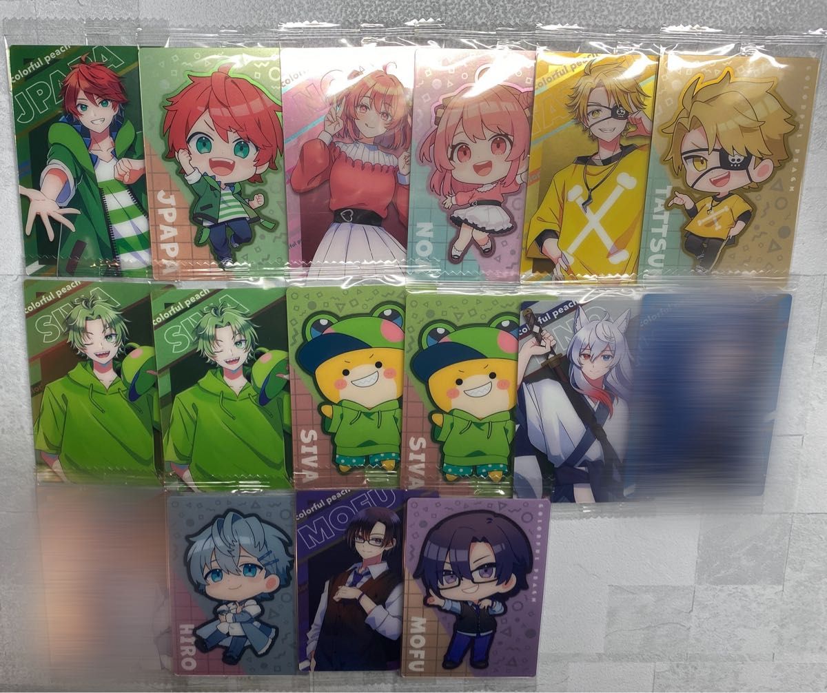 カラフルピーチ ウエハース カード