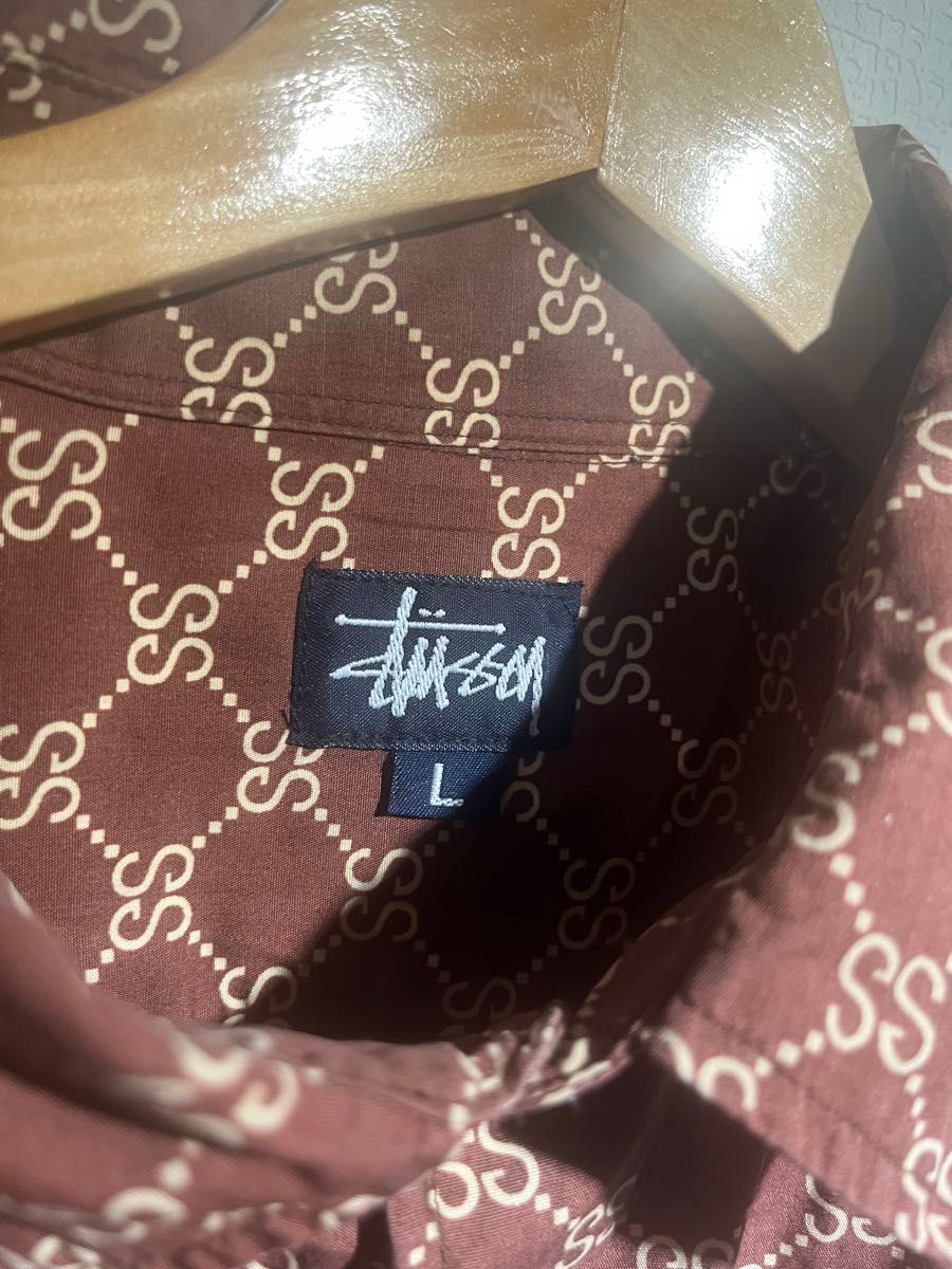 90s stussy old 長袖シャツ 総柄 長袖 シャツ モノグラム GUCCI 90s stussy old 長袖シャツ 総柄 長袖 シャツ モノグラム GUCCI