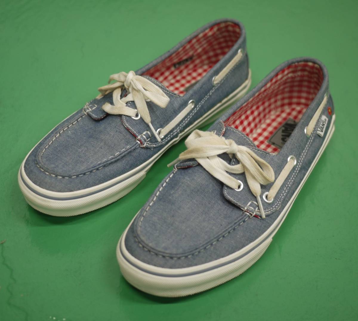 ヤフオク! - 美品 VANS バンズ V50 CHAMBRAY 27.5cm デッキシ... ヤフオク! - 美品 VANS バンズ V50 CHAMBRAY 27.5cm デッキシ...