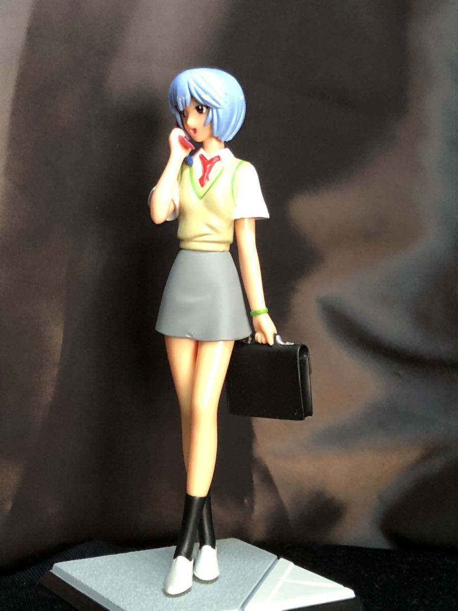  Evangelion mini figure ~ Ayanami Rei uniform ver prize gift not for sale gashapon size Gacha Gacha Capsule toy 