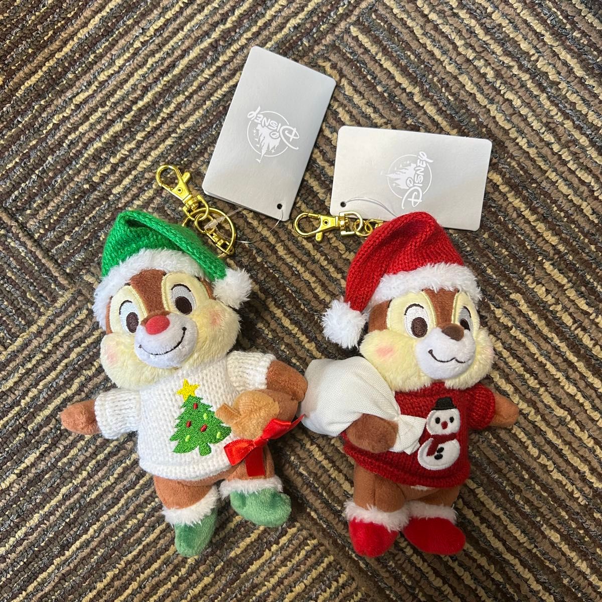 2点セット ディズニーストア チップとデール ぬいぐるみ キー 2点セット ディズニーストア チップとデール ぬいぐるみ キー