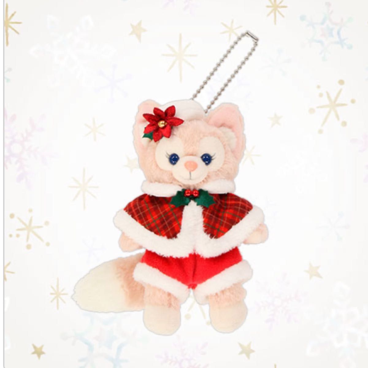 ディズニーシー ダッフィー &フレンズ ダンシング・スノーフレークス クリスマス ぬいぐるみバッジ リーナベル ディズニーシー ダッフィー &フレンズ ダンシング・スノーフレークス クリスマス ぬいぐるみバッジ リーナベル
