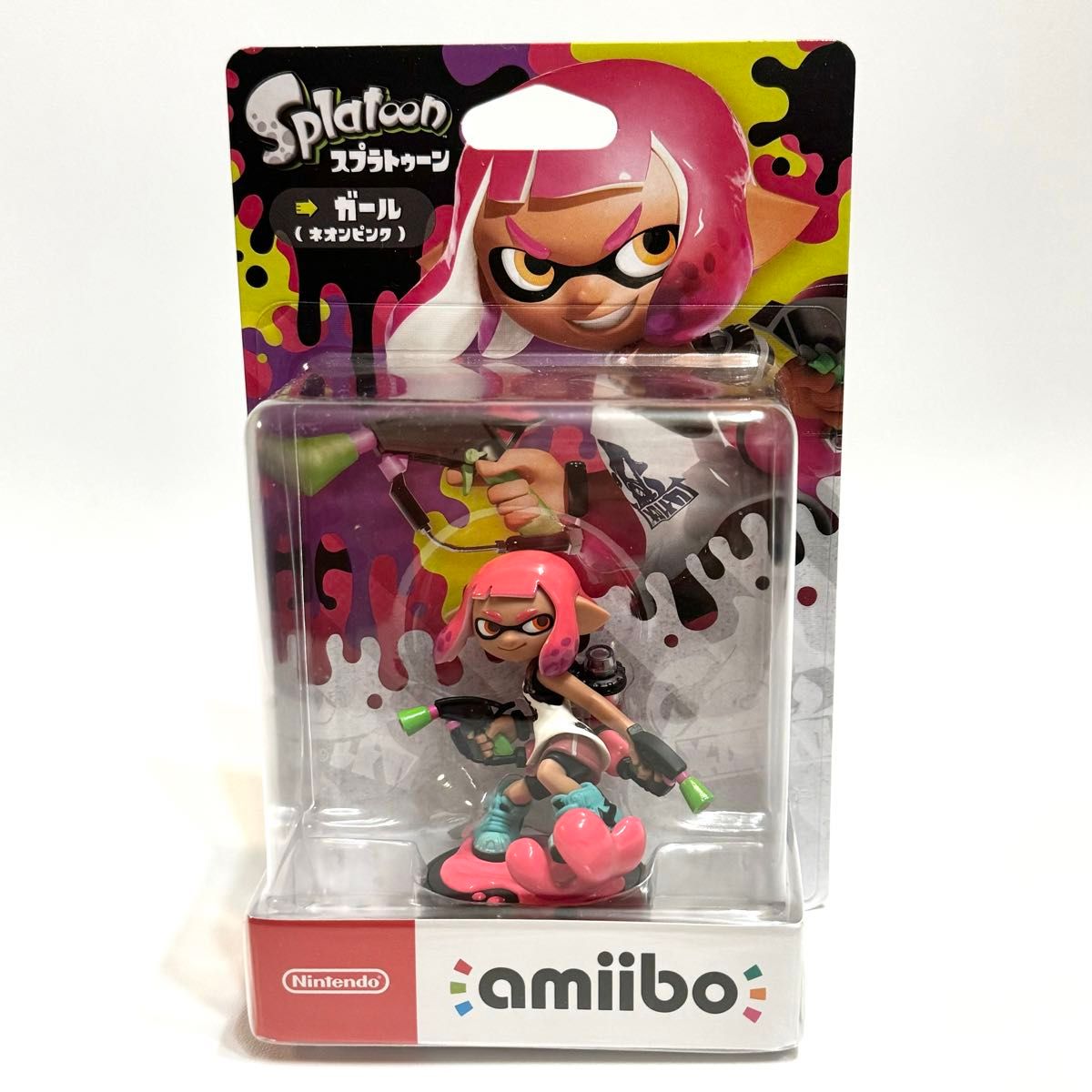 新品・未開封】amiibo ガール(ネオンピンク)スプラトゥーン 新品・未開封】amiibo ガール(ネオンピンク)スプラトゥーン