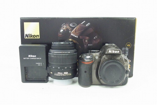J143-J35C-53 NIKON ニコン D5200 / DX AF-S NIKKOR 18-55mm 1:3.5-5.6G VR デジタル 一眼レフカメラ 現状品③