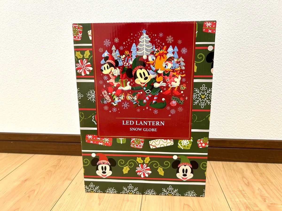 ディズニーストア限定クリスマス2024スノードームLEDランタン ディズニーストア限定クリスマス2024スノードームLEDランタン