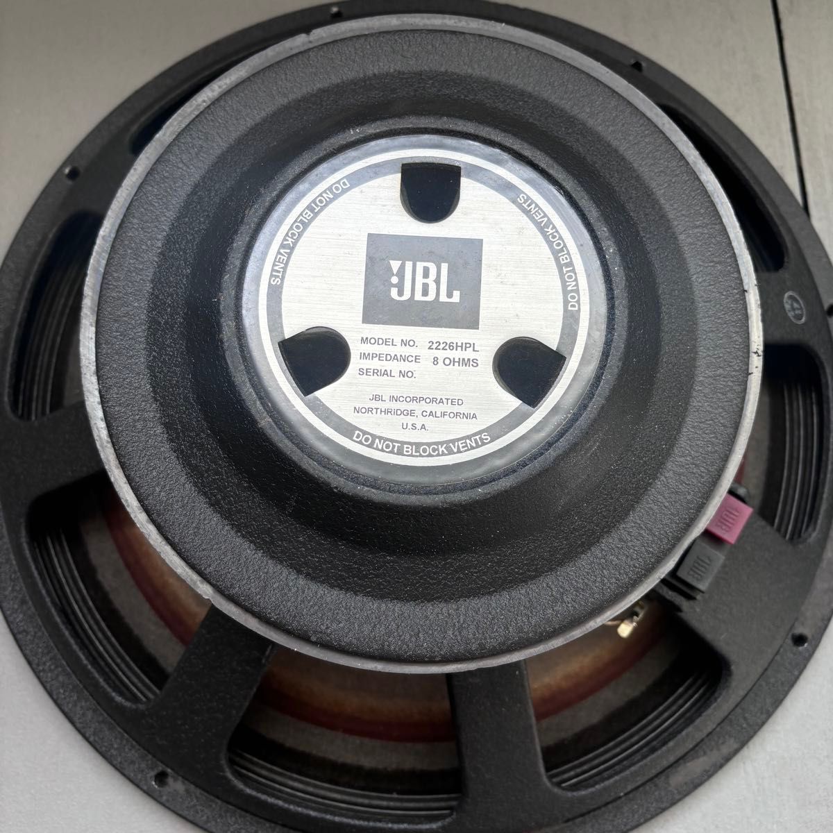 JBL 2226HPL ペア 38cm 15インチ ウーファー スピーカー|Yahoo JBL 2226HPL ペア 38cm 15インチ ウーファー スピーカー|Yahoo