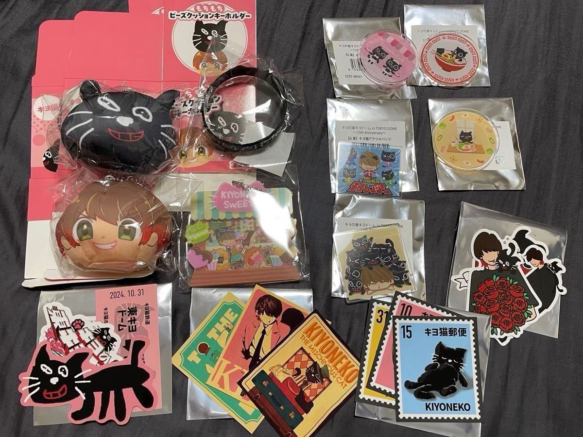 キヨ15周年くじ特賞MA-1ビッグぬいぐるみアクキーホロA賞 キヨ15周年くじ特賞MA-1ビッグぬいぐるみアクキーホロA賞