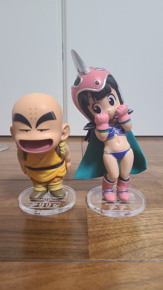 最新発見 ドラゴンボール コレクション クリリン&チチフィギュア アクリル コミック・アニメ