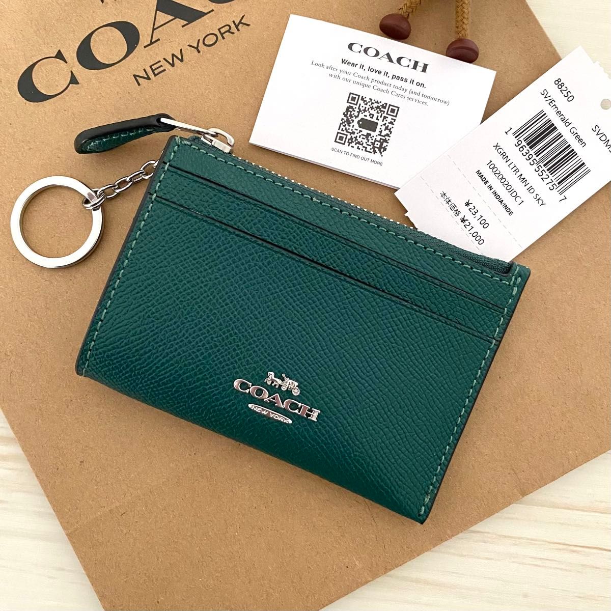 新品 COACH コインケース グリーン 小銭入れ財布 新品 COACH コインケース グリーン 小銭入れ財布|Yahoo!フリマ
