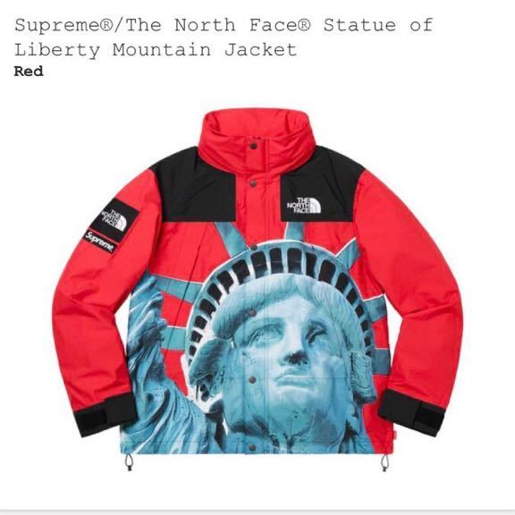 Supreme THE NORTH FACE Liberty Mountain Jacket シュプリーム　リバティーマウンテンジャケット　サイズM Redマウンテンパーカー