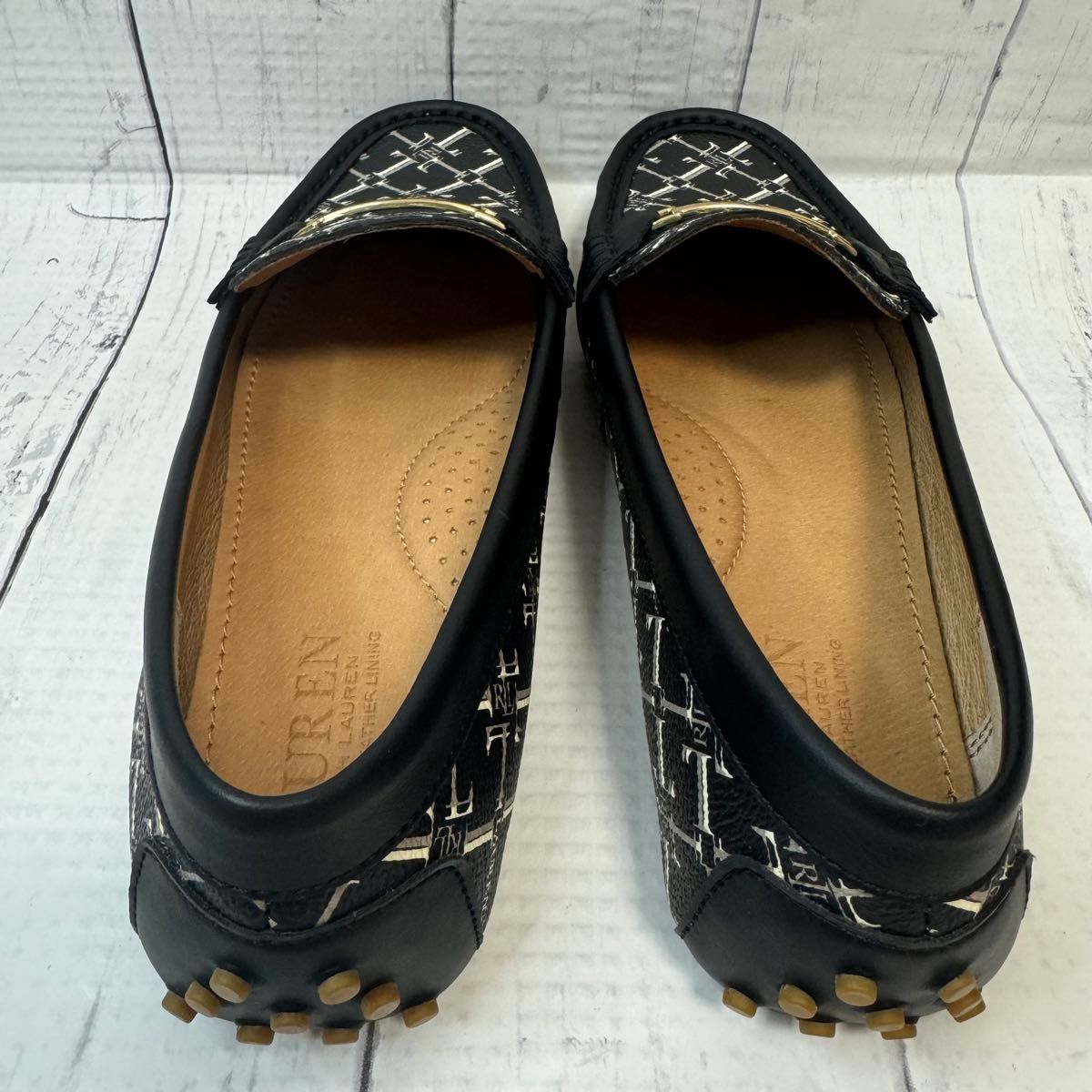 美品】ローレンラルフローレン ビットモカシン ローファー 美品】ローレンラルフローレン ビットモカシン ローファー