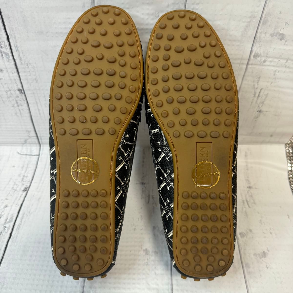 美品】ローレンラルフローレン ビットモカシン ローファー 美品】ローレンラルフローレン ビットモカシン ローファー