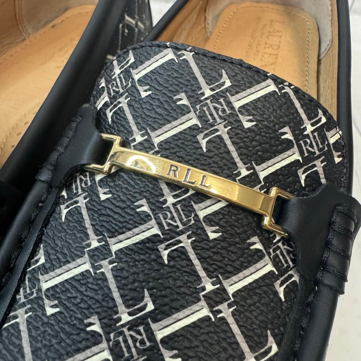 美品】ローレンラルフローレン ビットモカシン ローファー 美品】ローレンラルフローレン ビットモカシン ローファー