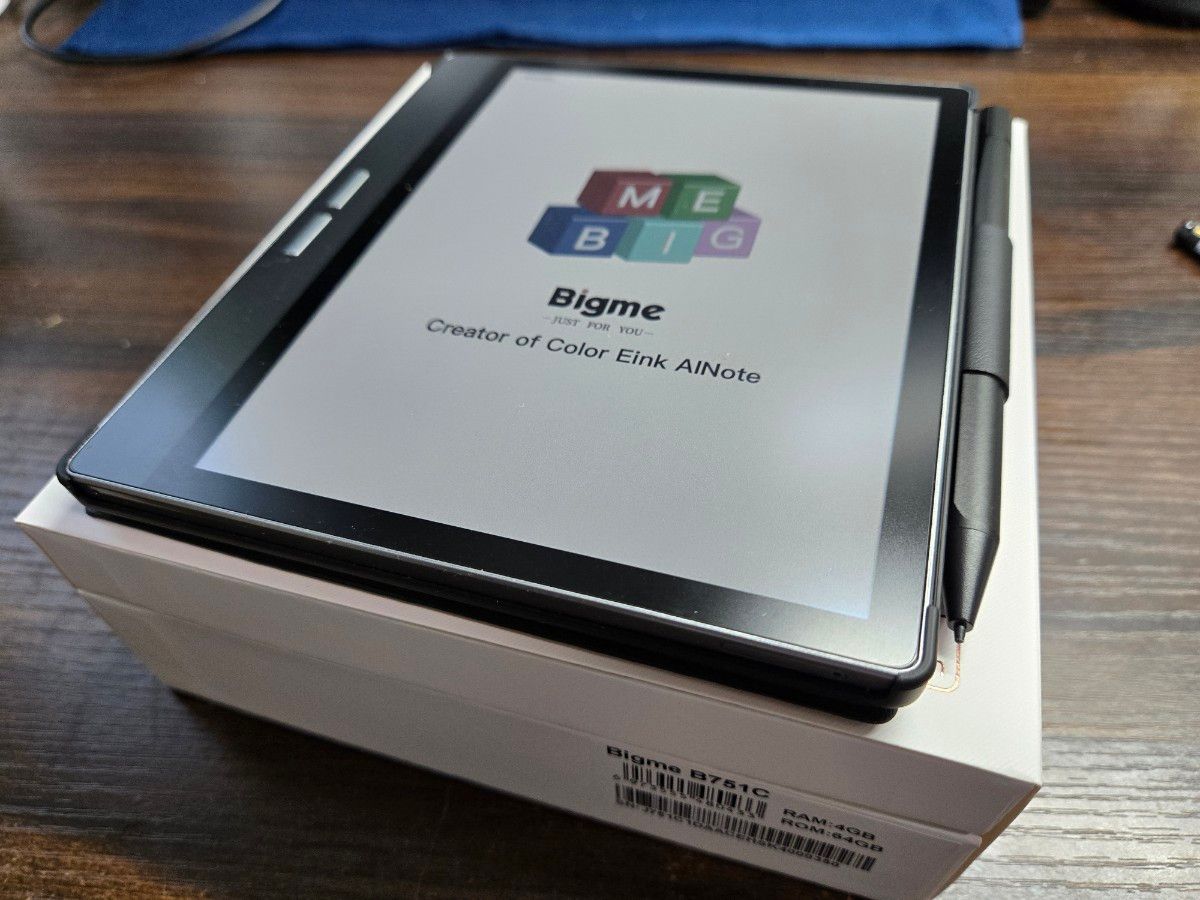 Bigme B751C 最新 Color Eink Android タブレット 付属品未使用 Bigme B751C 最新 Color Eink Android タブレット 付属品未使用
