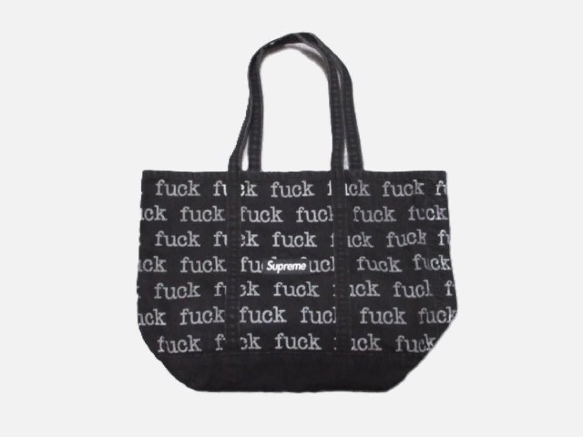 希少・美品】シュプリーム Supreme/fuck ファック/トート 希少・美品】シュプリーム Supreme/fuck ファック/トート