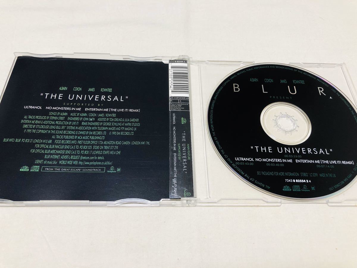 BLUR*bla-*THE UNIVERSAL*724388255424*CDFOODS69* maxi CD* Blit pop * Demon Alba -n