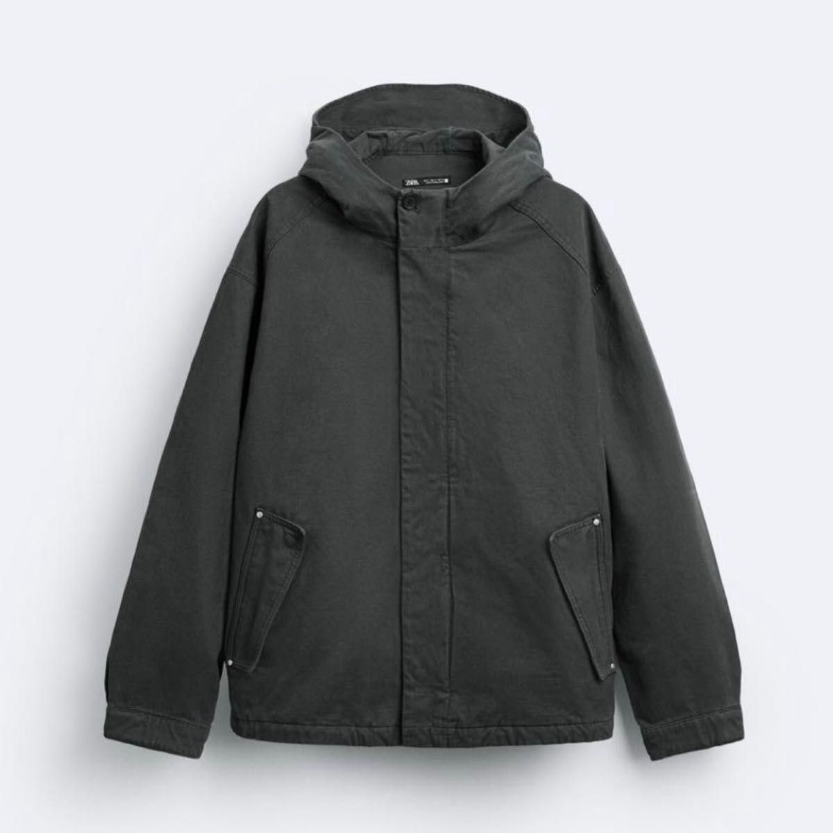 ZARA フェイドエフェクトコットン ジャケット S 新品 未使用 ZARA フェイドエフェクトコットン ジャケット S 新品 未使用