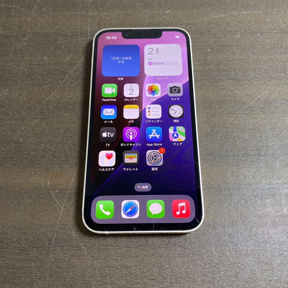 11898 iPhone13mini 128GB ホワイト SIMフリー ジャンク品 本体 11898 iPhone13mini 128GB ホワイト SIMフリー ジャンク品 本体