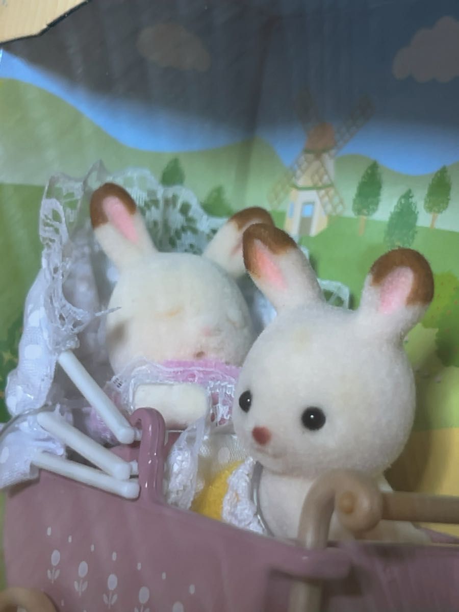 シルバニアファミリー ショコラうさぎ 赤ちゃん ふたごちゃん シルバニアファミリー ショコラうさぎ 赤ちゃん ふたごちゃん