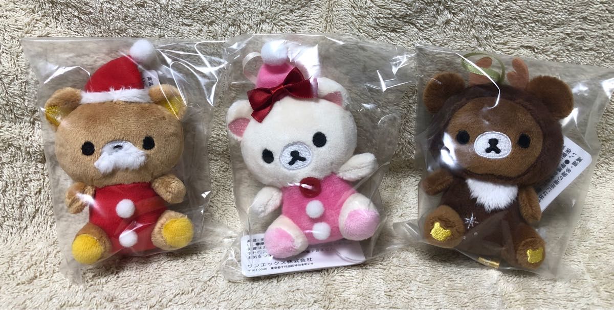 リラックマ コリラックマ サンタクロース チャイロイコグマ リラックマ コリラックマ サンタクロース チャイロイコグマ
