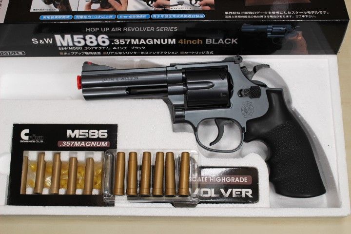 あぶない刑事 タカ仕様 クラウンモデル S&W M58 エアリボルバー あぶない刑事 タカ仕様 クラウンモデル S&W M58 エアリボルバー