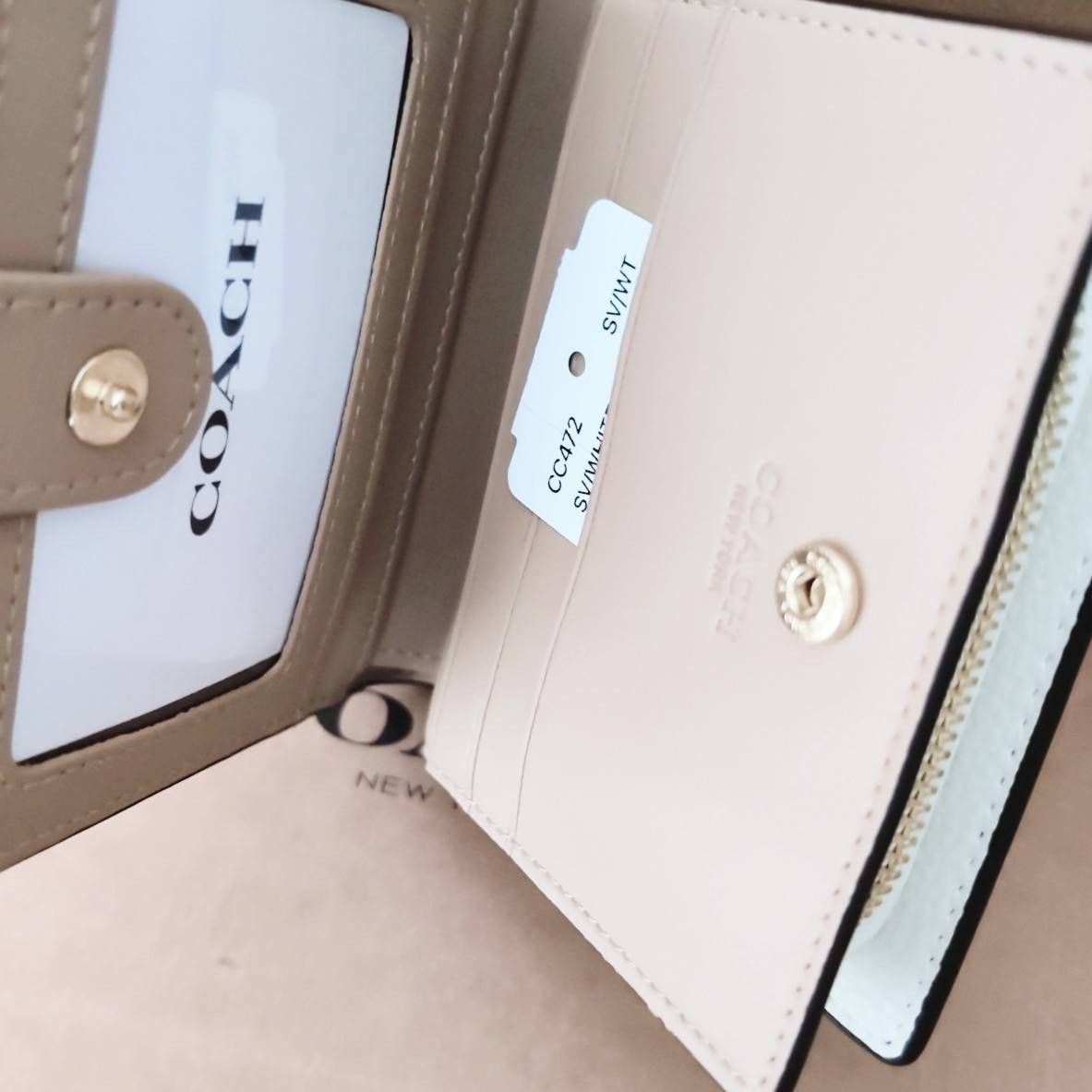 新品未使用 コーチ COACH 折り財布 スナップウォレット 新品未使用 コーチ COACH 折り財布 スナップウォレット