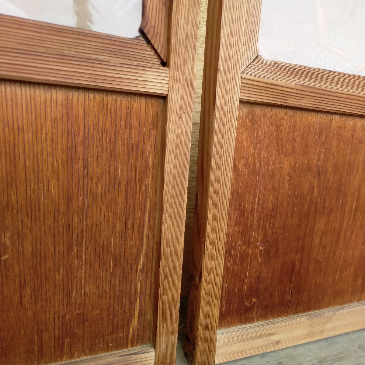 木製建具4本で1セット 障子 引戸 リフォーム 内装 建築 大工 木製建具4本で1セット 障子 引戸 リフォーム 内装 建築 大工