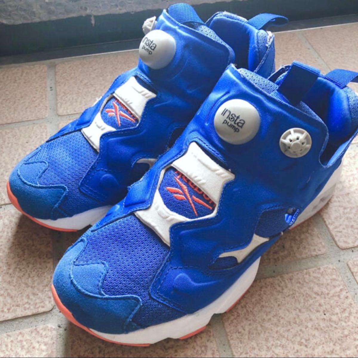 Reebok リーボック ポンプフューリー 23cm ブルー オレンジ