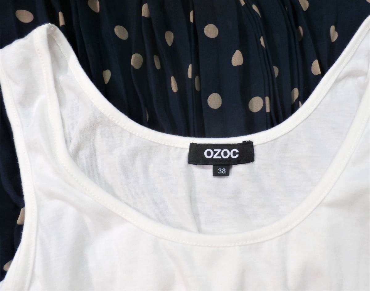 [15416] Ozoc :OZOC / размер 38 / симпатичный / переключатель / One-piece 