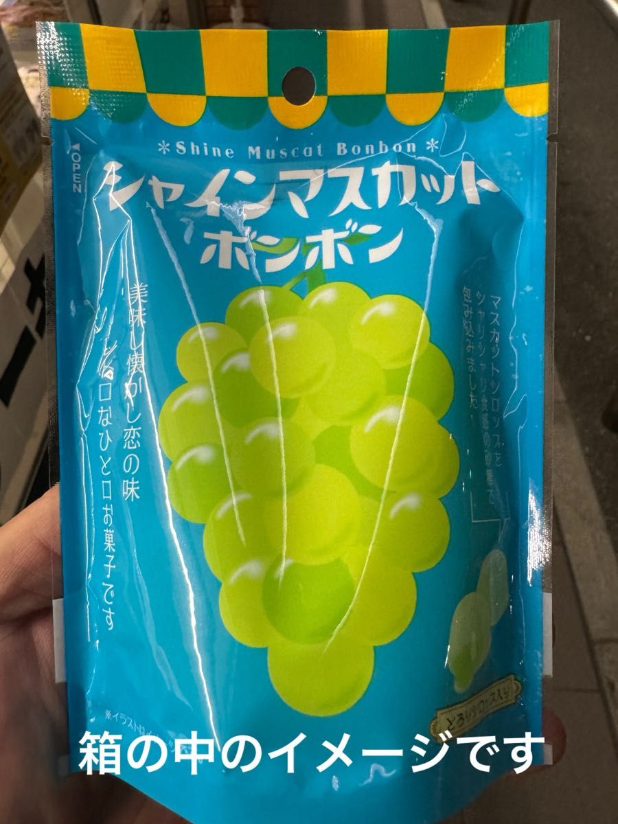 シャインマスカットボンボン未開封段ボールのまま 6袋入り シャインマスカットボンボン未開封段ボールのまま 6袋入り