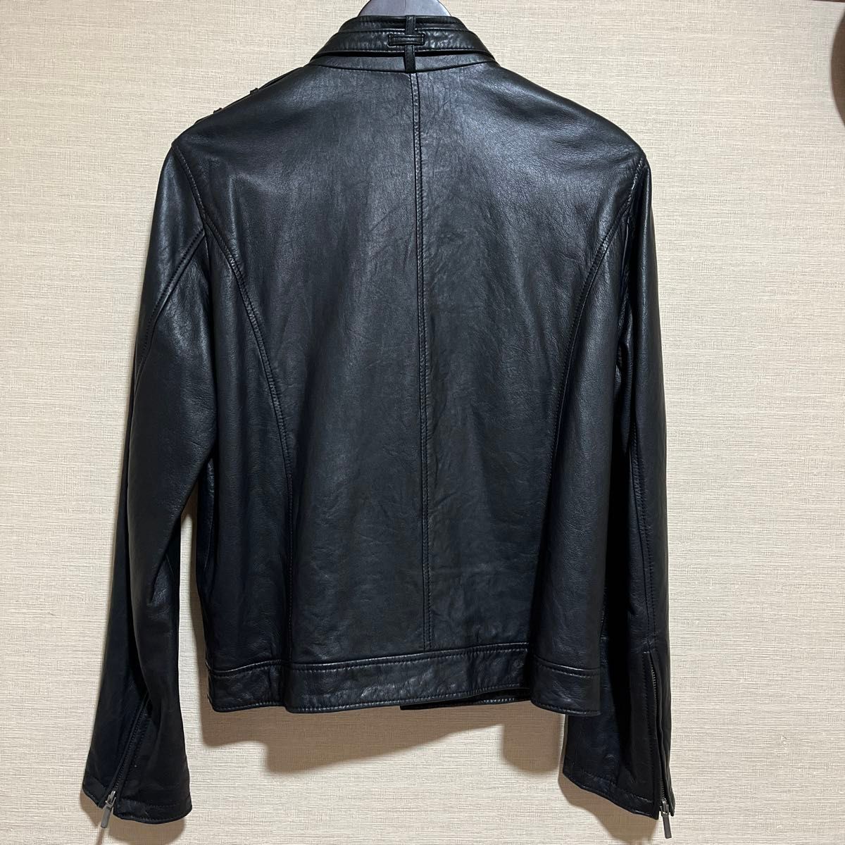 フジコウ ラムレザージャケット シングル ライダース ブルゾン フジコウ ラムレザージャケット シングル ライダース ブルゾン